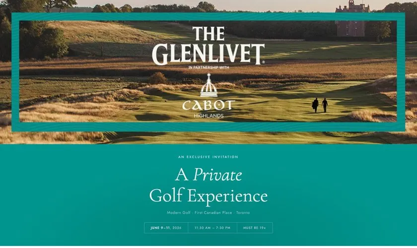 The Glenlivet × Cabot — Booking microsite
